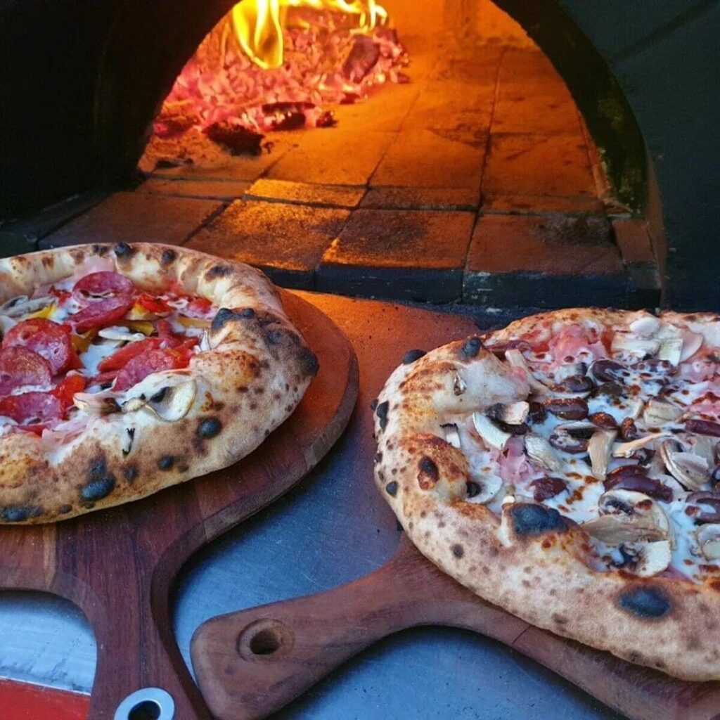wood-fired pizza